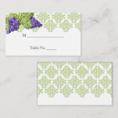 グレープベン庭園の結婚式座席表 プレイスカード (正面/裏面)