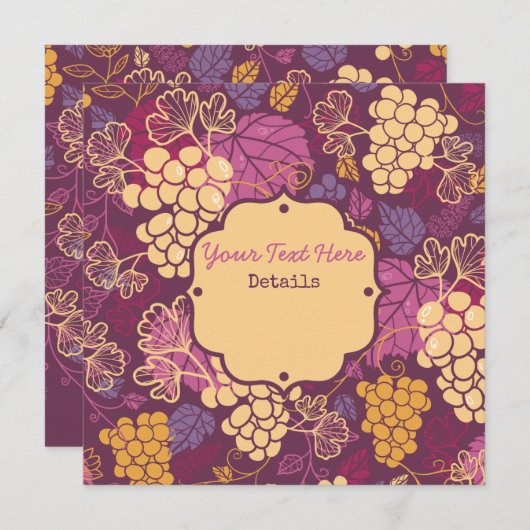 グレープベン セーブザデート (正面/裏面)