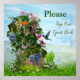 グレープベン、ハニースクルズ&ハミングバード ポスター