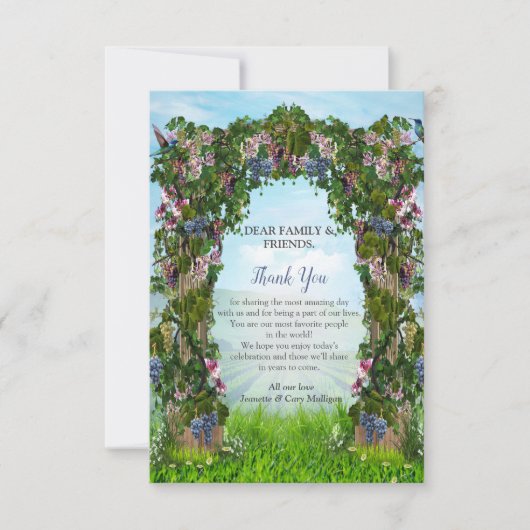 グレープベン、ハニースクルズ&ハミングバード 出欠カード (正面)