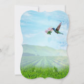 グレープベン、ハニースクルズ&ハミングバード 招待状 (裏面)