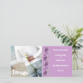 グレープペイズリー日付の保存 セーブザデート (スタンド正面)