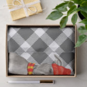 グレープライドとグレーピットブルクリスマス 薄葉紙 (ギフト)