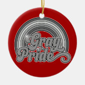 グレープライド退職した(シニア) セラミックオーナメント (正面)