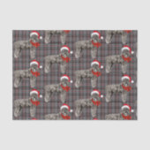 グレープレイドとクリスマスブービエ犬の恋人の休日 薄葉紙 (正面)