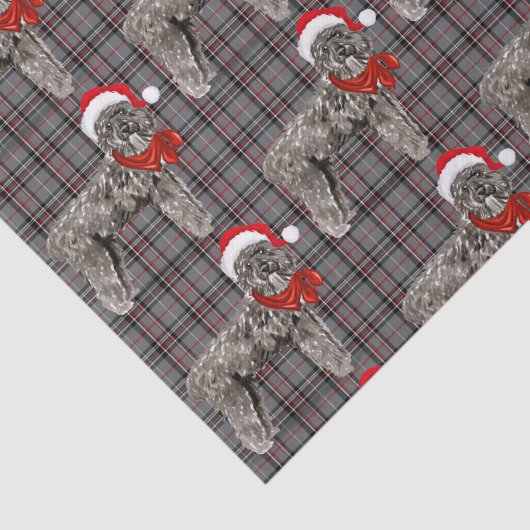 グレープレイドとクリスマスブービエ犬の恋人の休日 薄葉紙 (詳細)