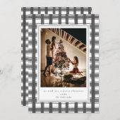 グレープレイド水彩フランネルファミリー写真 シーズンカード (正面/裏面)