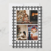 グレープレイド水彩フランネルファミリー写真 シーズンカード (裏面)