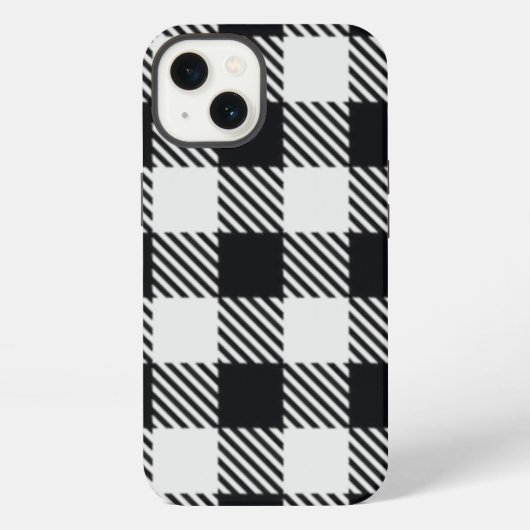 グレープレイド | 市松模様にMag iPhoneケース (裏面)