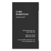 グレープロフェッショナル会社ワークミニマリスト マグネット名刺 (正面縦)