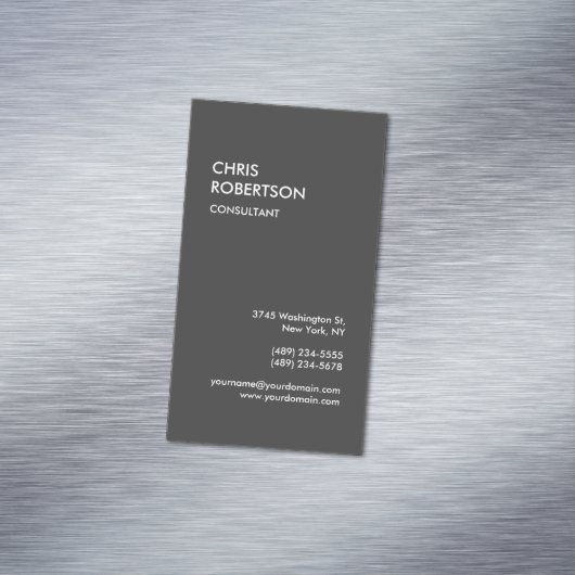 グレープロフェッショナル会社ワークミニマリスト マグネット名刺 (インサイチュ)