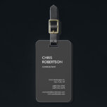 グレープロフェッショナル会社ワークミニマリスト ラゲッジタグ<br><div class="desc">こんなに薄く、よく、美しく、注目に値する考えデザインを見たことがあるか。文字の選択、そのフォントの大きさ、色の暗闇は長い間考え、長い努力で設計されている。その結果は見る者ユニーク全員を感動させるほどのデザインだった。</div>