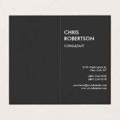 グレープロフェッショナル会社ワークミニマリスト 名刺 (外部フラット)