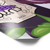 グレープワインフルポスタープリントデザイン フォトプリント            (角)