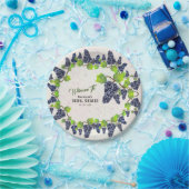 グレープヴィネヤードガーデンブライダルシャワー ペーパープレート (パーティー)