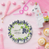 グレープヴィネヤードガーデンブライダルシャワー ペーパープレート (パーティー)