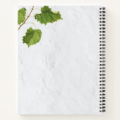 グレープヴィネヤードギリシャ島レシピクックブック ノートブック (裏面)