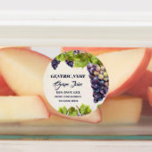 グレープヴィネヤードジャムジャムジャムキャニング ラベル (貼付)