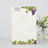 グレープヴィン地中海のヤードガーデン 便箋 (スタンド正面)