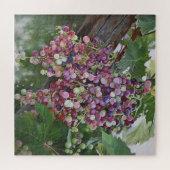 グレープヴィン・グローリー – Hyperrealistic Vineyard Art for ジグソーパズル (横)