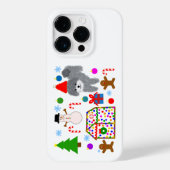 グレープードルクリスマス#3 iPhone 14 Proケース Case-Mate iPhoneケース (裏面)