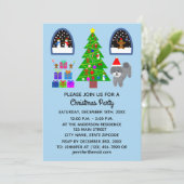 グレープードルクリスマス#4-2招待状カード セーブザデート (スタンド正面)