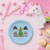 グレープードルクリスマス#6紙プレート ペーパープレート (パーティー)