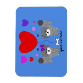 グレープードルバレンタイン#1マグネット マグネット (縦)