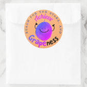 グレープ前向きプパン – リーチスターズリーチグレープネス ラウンドシール (バッグ)