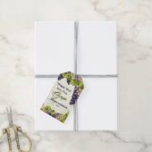 グレープ地中海のヴィネヤードサンキュー ギフトタグ (より糸付き)