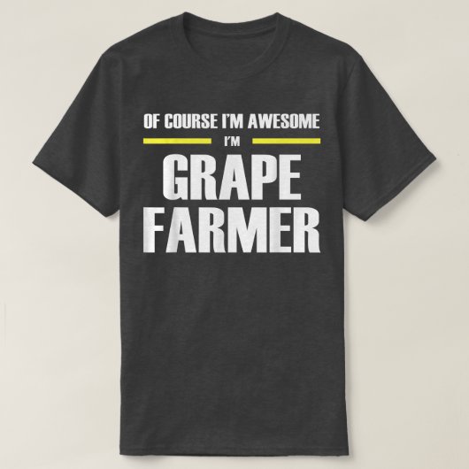 グレープ素晴らし農家 Tシャツ (デザイン正面)