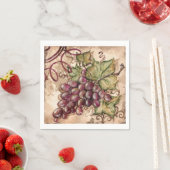 グレープ素朴ナプキン スタンダードカクテルナプキン (インサイチュ)