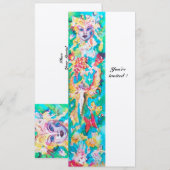 グレープ フェアリー テイル 5 メタリック シャンパン 招待状 (正面/裏面)