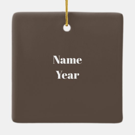 グレーヘアオールドマールハウスペインターオーナメント セラミックオーナメント (裏面)