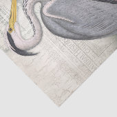 グレーヘロンウォーターリリ池ヴィンテージデカップアート 薄葉紙 (詳細)