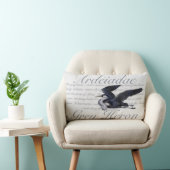 グレーヘロン鳥の腰枕 ランバークッション (椅子)