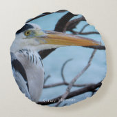 グレーヘロン ラウンドクッション (裏面)