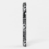 グレーペイズリーのケース Case-Mate iPhoneケース (裏面/右)