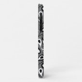 グレーペイズリーのケース Case-Mate iPhoneケース (裏面/左)