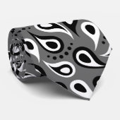 グレーペイズリーネクタイ ネクタイ (ロール)