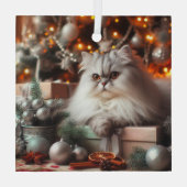 グレーペルシャガラスオーナメント ガラスオーナメント (裏面)