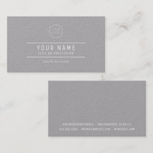 米スタンダード 8.89cm x 5.08cm名刺 (正面/裏面)