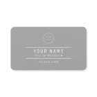 グレーペーパー名刺