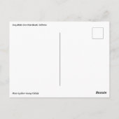 グレーホエールコーブ州ビーチ,カリフォルニア ポストカード (裏面)