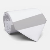 グレーホワイトキャンディストライプモダンズ ネクタイ (ロール)