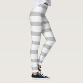 グレーホワイトキャンディストライプー レギンス (右)