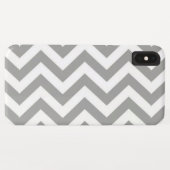 グレーホワイトシェブロン Case-Mate iPhoneケース (裏面(横))
