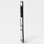 グレーホワイトシェブロン Case-Mate iPhoneケース (裏面/左)