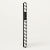 グレーホワイトシェブロン Case-Mate iPhoneケース (裏面/右)