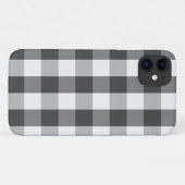 グレーホワイトバッファローチェックプレイド Case-Mate iPhoneケース (裏面(横))